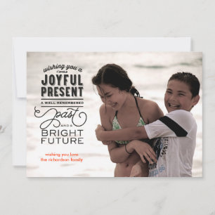 Bright Future Photo Holiday Card