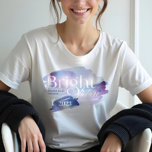 Bright Future Starry Iridescent Pastel Graduation Tri-Blend Shirt