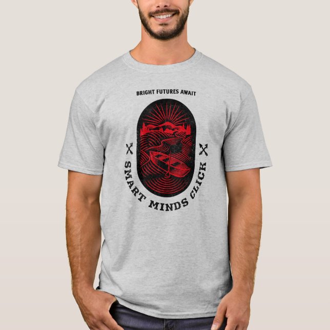 Bright futures await intuition T-Shirt (Front)