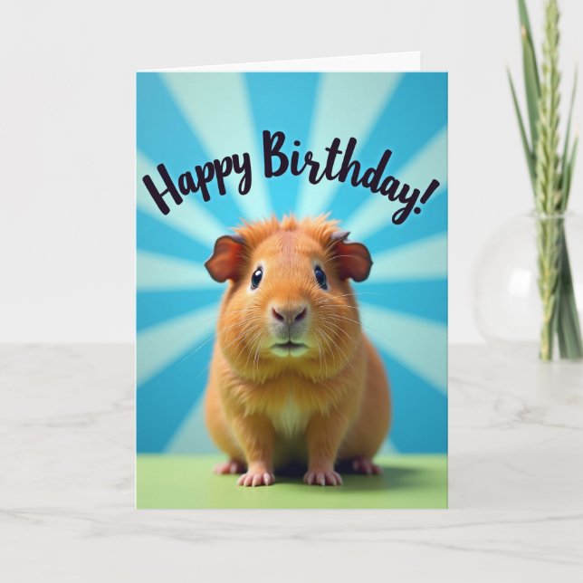 Bright Gaze Birthday Card (Front)