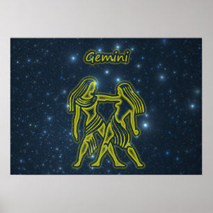 Bright Gemini Poster
