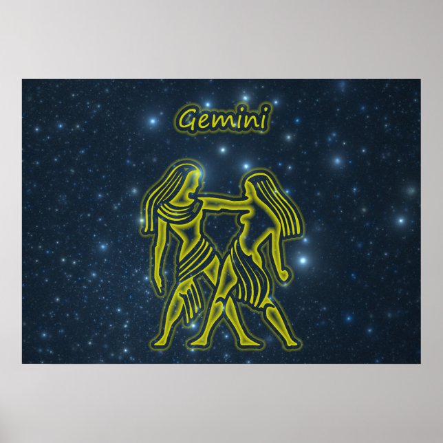 Bright Gemini Poster (Front)