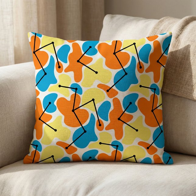 Bright Geometric Atomic Mid-Century Pattern Fabric (Creator Uploaded)