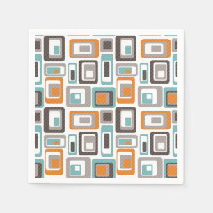 Bright geometric pattern. napkin