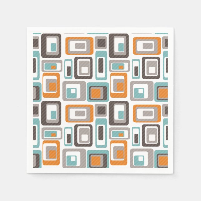 Bright geometric pattern. napkin (Front)