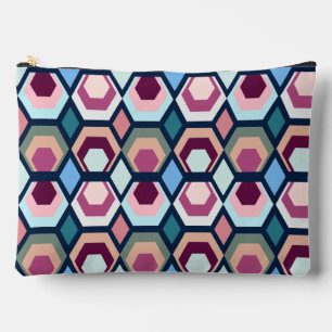 Bright Geometric Shapes Accessory Pouch