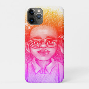 Bright Girl with Glasses iPhone 11 Pro Case
