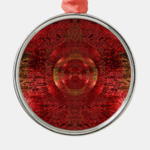 Bright Gold and Orange 3D Pattern Design Love