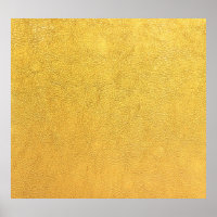Bright Gold Leather: Textured Background
