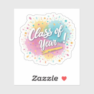 Bright Graduation Year Design – Customisable