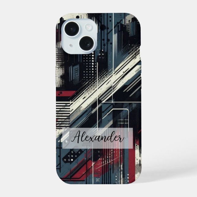 Bright Graffiti Art Phone Case with Multiple Build (Back)