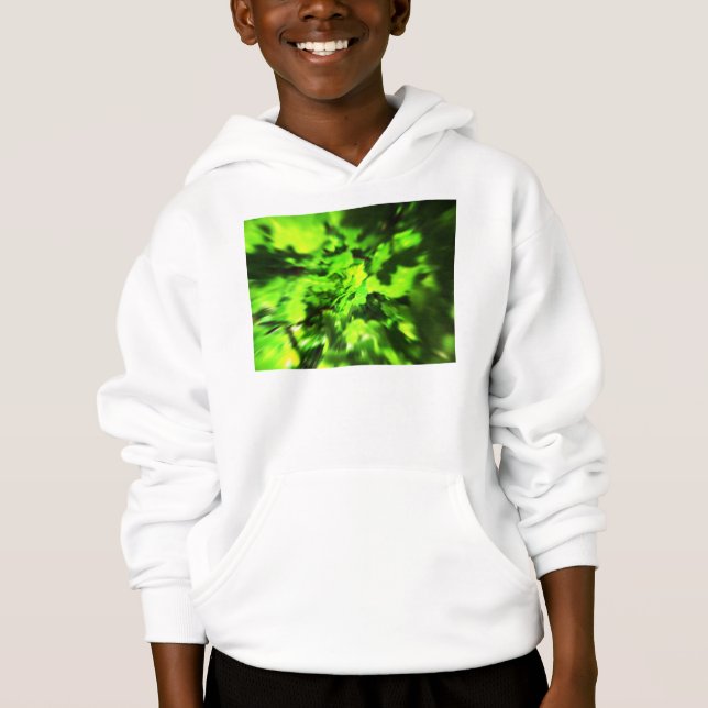 Bright Green Abstract. (Front)