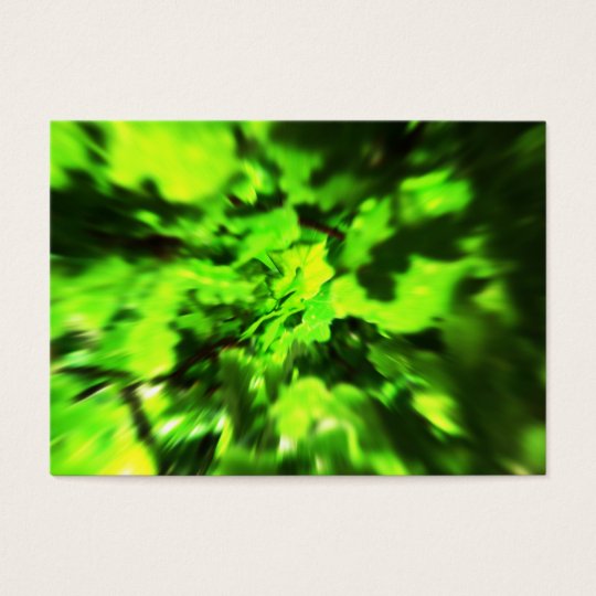 Bright Green Abstract. Business Card