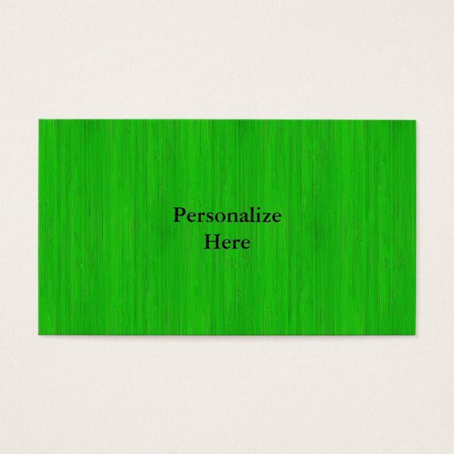 Bright Green Bamboo Wood Grain Look (Front)