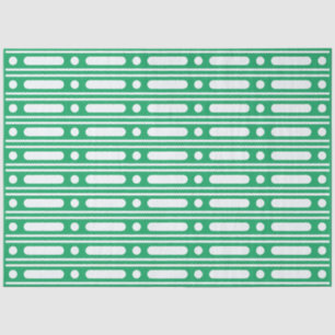 Bright Green Dots Border Decoupage Paper