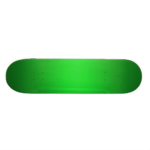 Bright Green Gradient - Emerald Greens Template B Skateboard