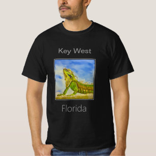 Bright Green Iguana, Key West, Florida T-Shirt