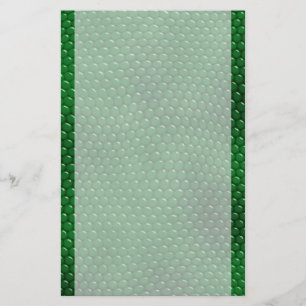 Bright Green Lizard Skin Scales Stationery