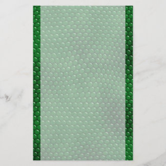 Bright Green Lizard Skin Scales Stationery