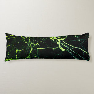 Bright Green Marble  Body Cushion