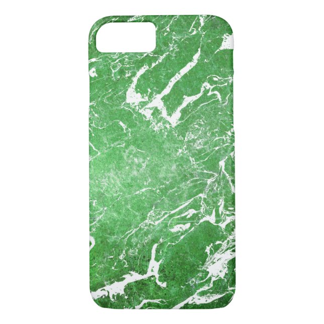 bright green marble pattern Case-Mate iPhone case (Back)