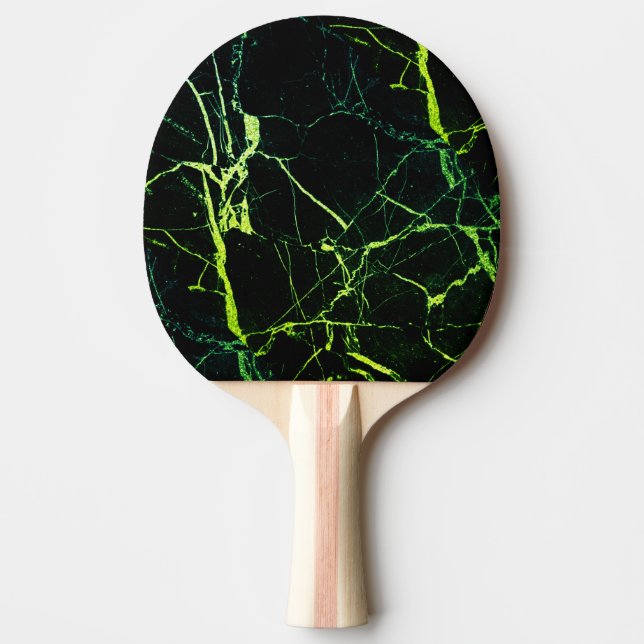 Bright Green Marble  Ping Pong Paddle (Front)