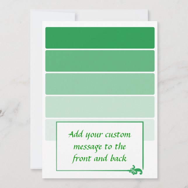 Bright Green Paint Samples (Front)