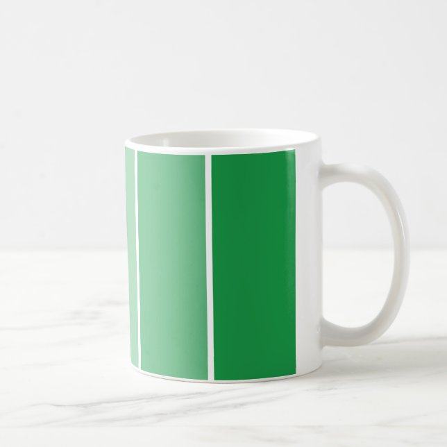 Bright Green Paint Samples Coffee Mug (Right)