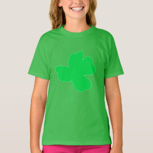 Bright Green Shamrock Tee Shirts