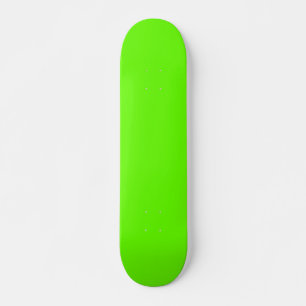 Bright green (solid color)  skateboard
