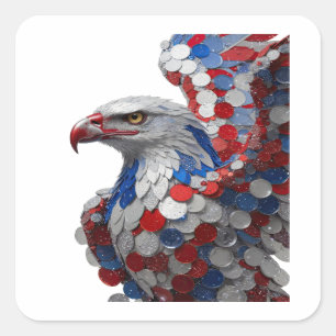 Bright Grey AMERICAN EAGLE Sticker Design