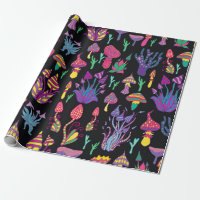 Bright,hallucinogenic,decorative,fantastic mushroo