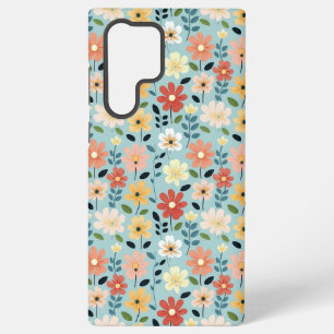 Bright Hand Drawn Wildflower Meadow Samsung Galaxy Case