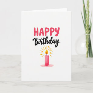 Bright Happy Birthday Card