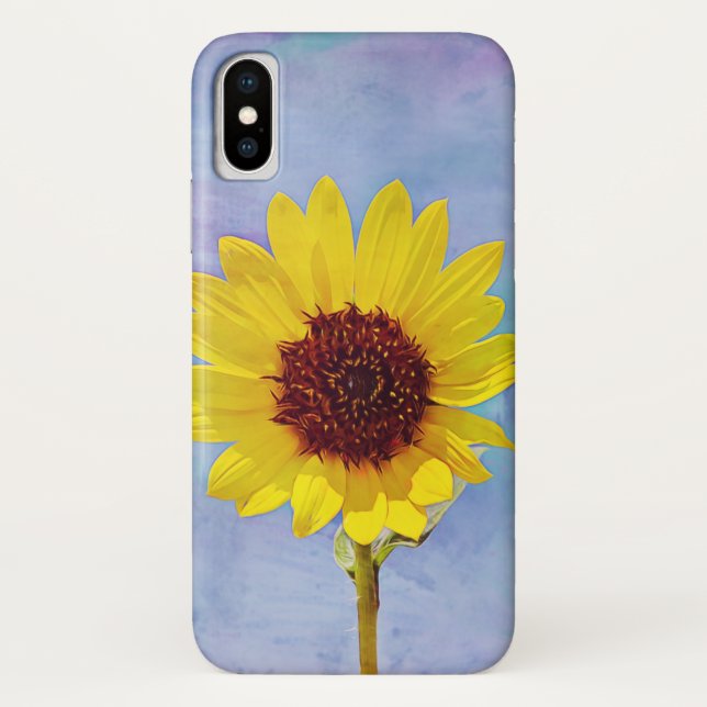 Bright Happy Sunflower Phone Case (Back)