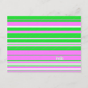 Bright Hello Postcard