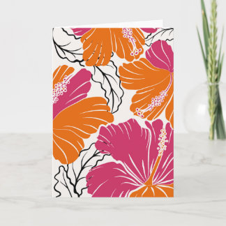 Bright Hibiscus Invitation