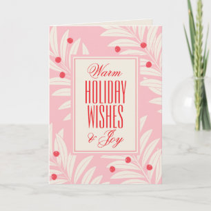 Bright Holiday Foliage Card