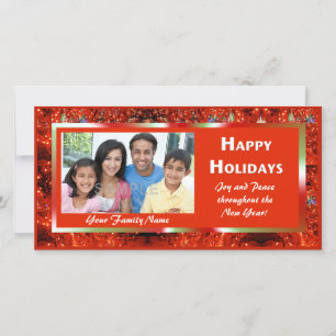 Bright Holiday Lights Photo Card