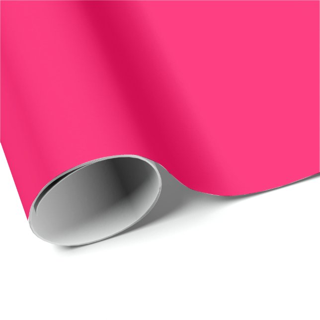 Bright Hot Pink To Match Our Hot Pink Sets Wrapping Paper (Roll Corner)