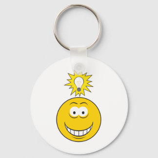 Bright Idea Face Key Ring