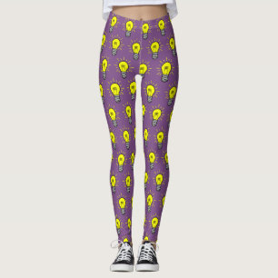 Bright Idea Illuminated Light Bulbs Leggings