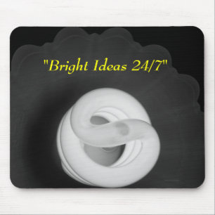 "Bright Ideas 24/7" - Electrical Lighting Mouse Mat