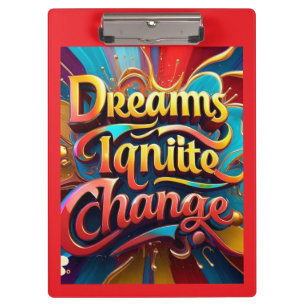 "Bright Ideas Ahead" Clipboard