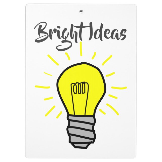 Bright Ideas Clipboard (Back)