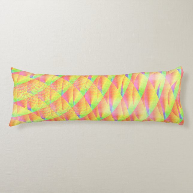 Bright Interference by Kenneth Yoncich Body Cushion (Front)