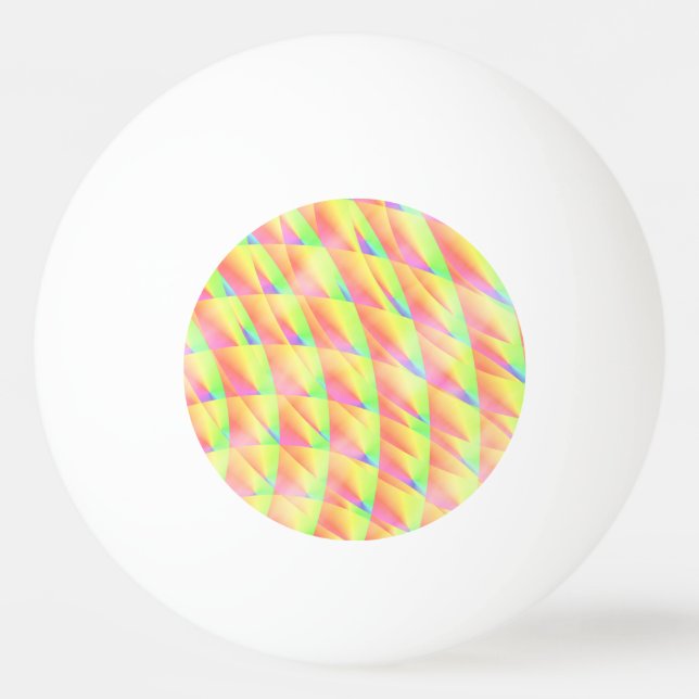 Bright Interference by Kenneth Yoncich Ping Pong Ball (Front)