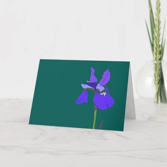 Bright Iris Card (Front)