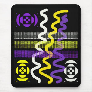 bright jiggle mouse mat