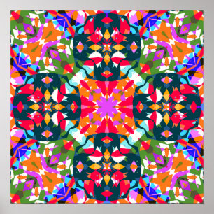 Bright Jolly Colorful Dopamine Decor Wall Poster